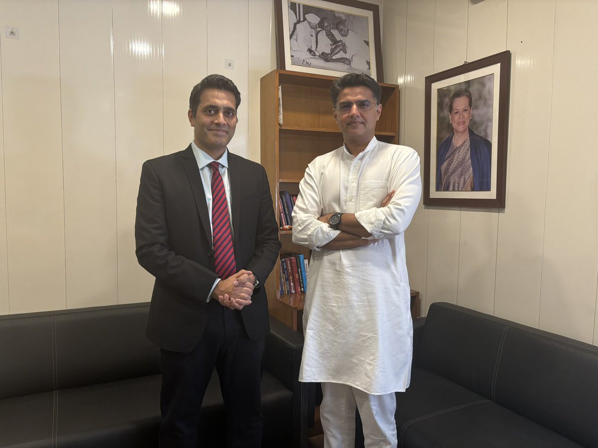 Coming at 5pm today on @CNBCTV18News Congress Leader @SachinPilot says India should aim for a 9-10% growth rate and not 6-7%. Pilot says Congress will not tinker with fundamentals of the economy if elected and would focus on providing a stable policy framework and lifting the