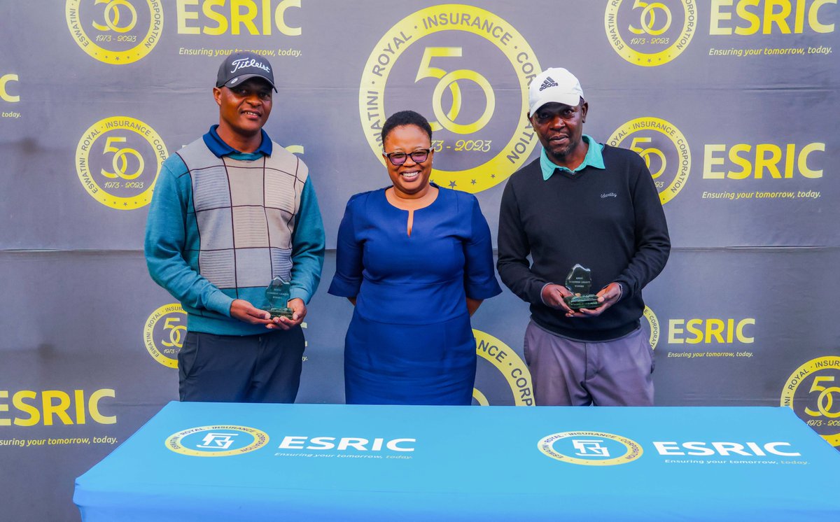 Liberty's Teddy Vilakati and Brian Mabuza prevail in the May edition of the ESRIC Golf Business League at Ezulwini Golf &amp; Country Club!