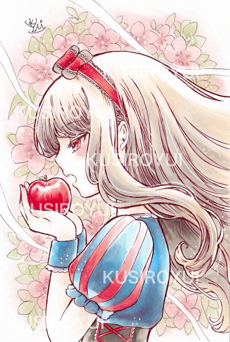 「apple short sleeves」 illustration images(Latest)