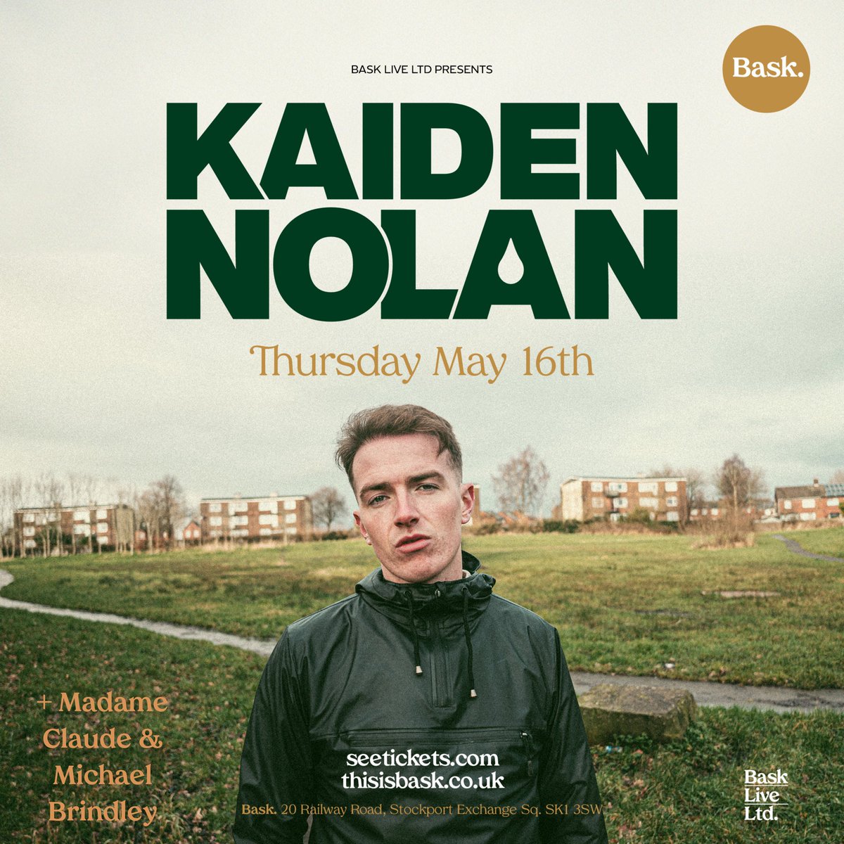 TONIGHT! The incredible @KaidenNolan takes to the stage alongside Madame Claude + Michael Brindley. Doors 7.30. Tickets > seetickets.com/event/kaiden-n…