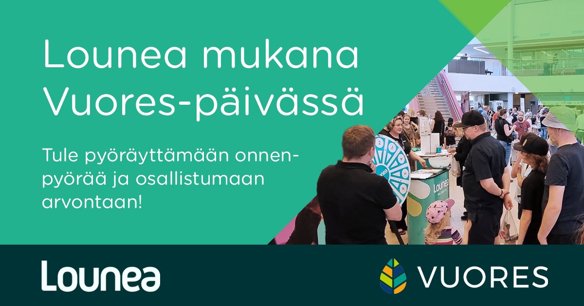 Olemme mukana Vuores-päivässä! Vuoreksen omaa kaupunginosatapahtumaa, Vuores-päivää, vietetään jälleen sunnuntaina 19.5.2024 klo 13–16 Vuores-talolla (Rautiolanrinne 2, Tampere). 

Nähdään Vuores-talolla sunnuntaina! 👋
vuorespaiva.fi