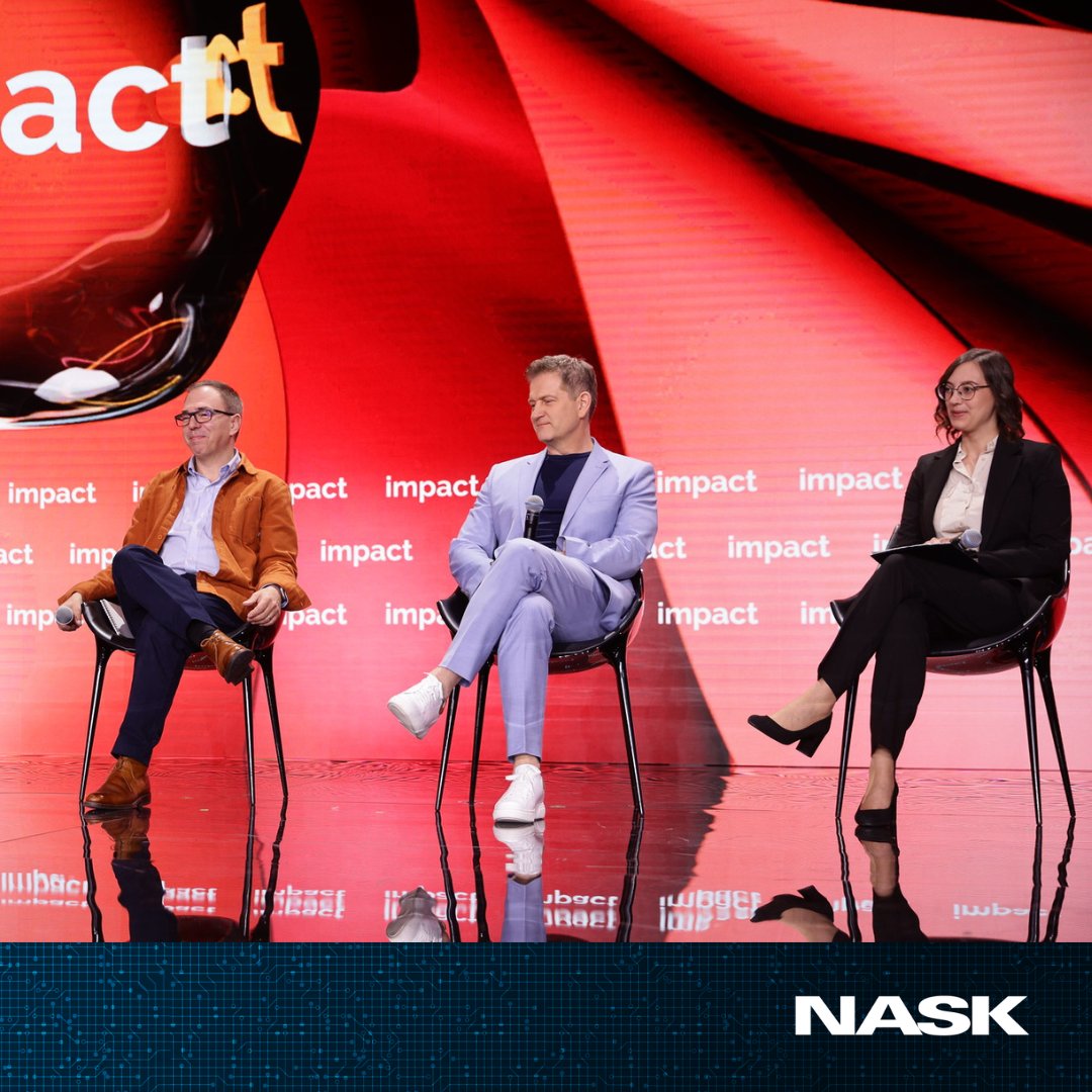 🗨️ We need more transparency about how models are trained. I think we don't talk about it enough - said Magdalena Wilczyńska, Director of the Information Protection Department of Cyberspace at NASK, during #impact24. Another discussion about #AI on the @ImpactCEE stage is behind