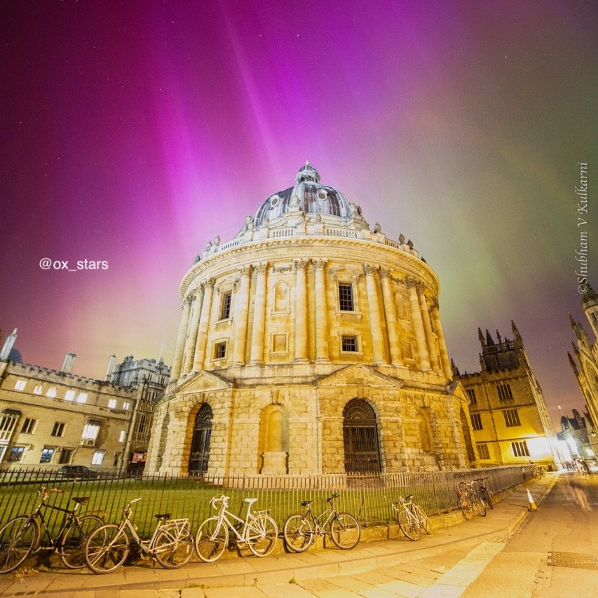 This captivating image of the aurora borealis above the Radcliffe Camera was taken by Shubham Kulkarni, #TeddyHall DPhil student & President of the Oxford Space & Astronomy Society.

📷Shubham Kulkarni

#NorthernLights #AuroraBorealis #SEH #OxfordCollege #RadcliffeCamera