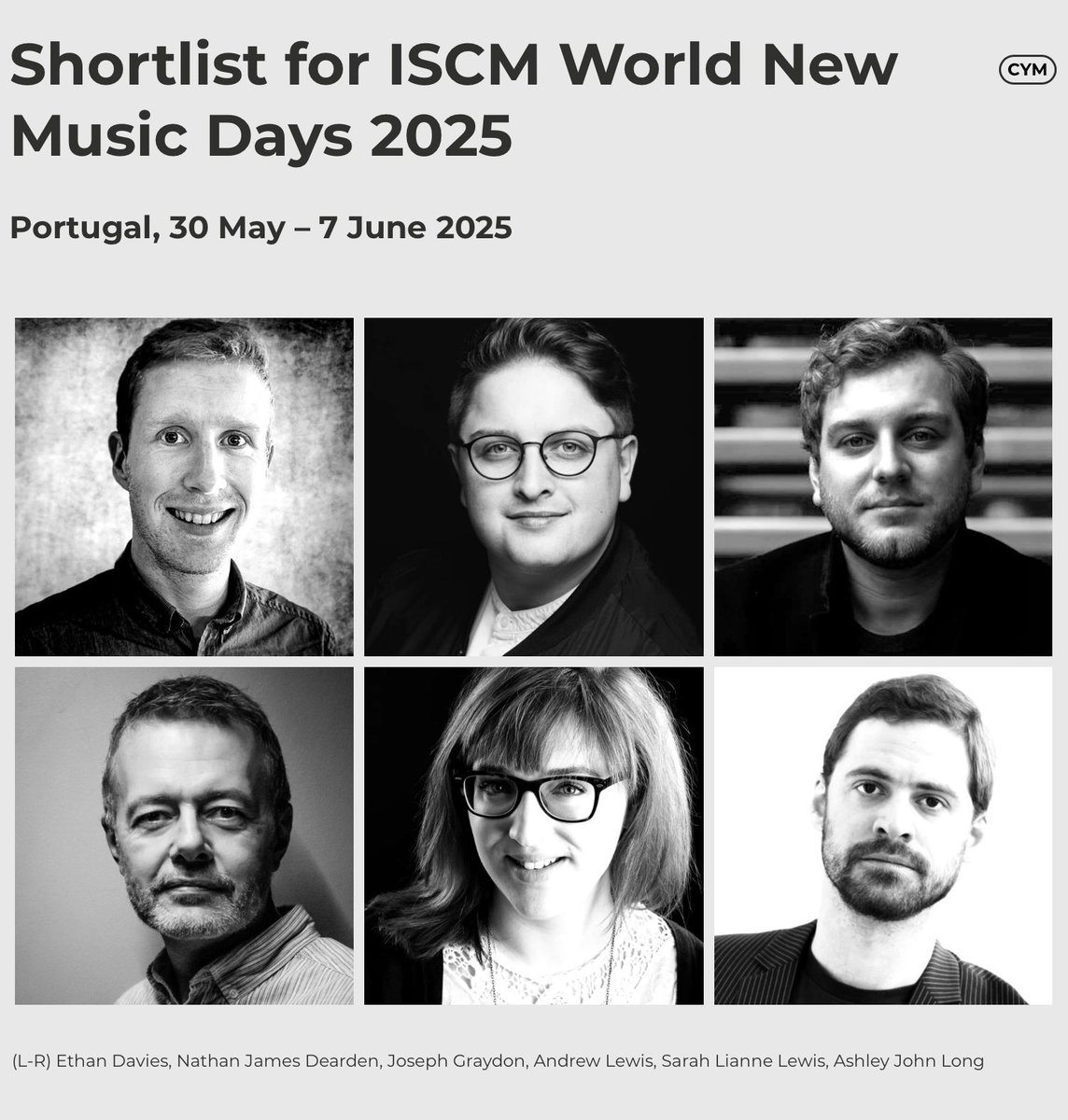 I am thrilled that 'Sunflowers in Autumn' (2019) has been selected for the Wales Section shortlist for the ISCM's World New Music Days 2025. It's an honour to represent Wales alongside these colleagues and friends whose music I greatly admire. Wishing all composers the best!