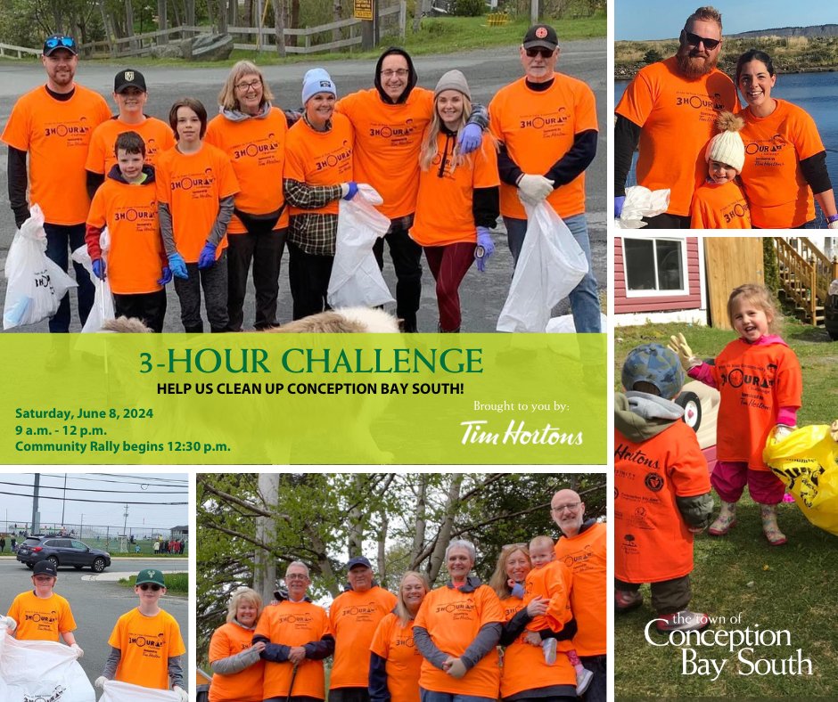 Join us for our annual 3 Hour Challenge, sponsored by Tim Hortons!🌱 ⏰ Saturday, June 8, from 9-12 🛍️ We provide the materials 🎉 Community Rally at CBS Arena at 12:30 pm for BBQ, entertainment, and fun! Register by Monday, June 3. ow.ly/YVkO50RH6C8