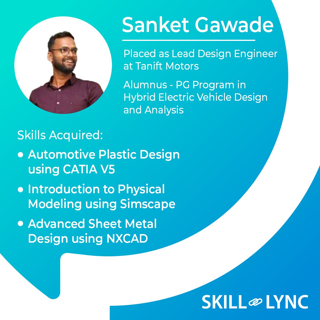 We admire your commitment to staying current in the industry, Sanket! Best of luck for a rewarding and successful career journey.

#SkillLyncPlacementStories #IndustryReady #Upskill