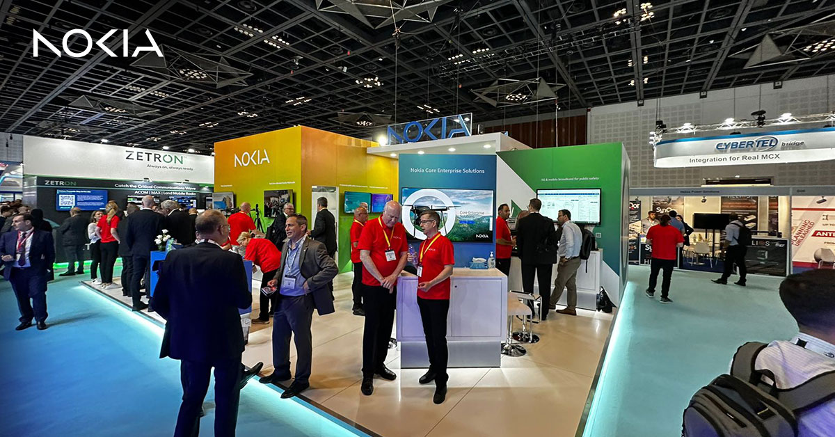 🙋‍♀️ Our team is on the ground! It’s day three at @CritCommsSeries2024 in Dubai 🌴 Over the last 2 days, we participated in various talks and panel sessions, and it’s not over yet. If you're at the event, stop by booth D20 to see our latest solutions. nokia.ly/3K5G2AA