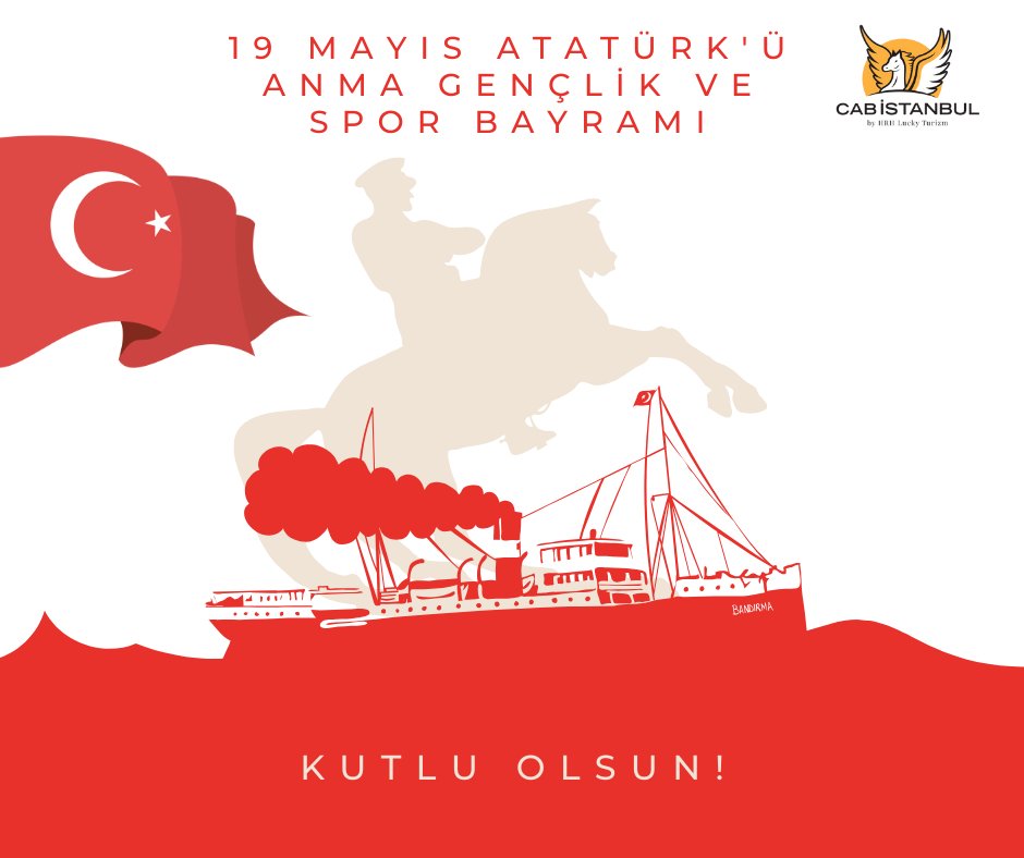 Cab İstanbul ailesi olarak, 19 Mayıs Atatürk'ü Anma, Gençlik ve Spor Bayramı'nı gururla kutluyoruz. #19mayıs #atatürküanma #gençlikvesporbayramı #cabistanbul #gençlik