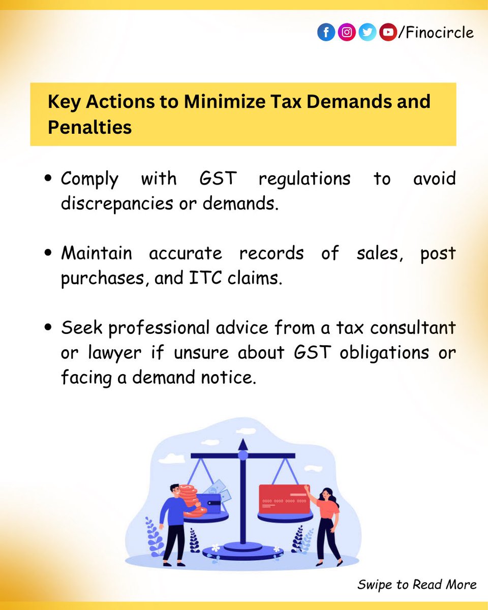 finocircle's tweet image. Section 74 of the CGST Act pertains to the determination of tax not paid or short paid by a taxpayer due to fraud. Unlike #Section73, which deals with general non-payment or short payment, #Section74 is specifically aimed at cases involving fraudulent activities.

#gst #cgst