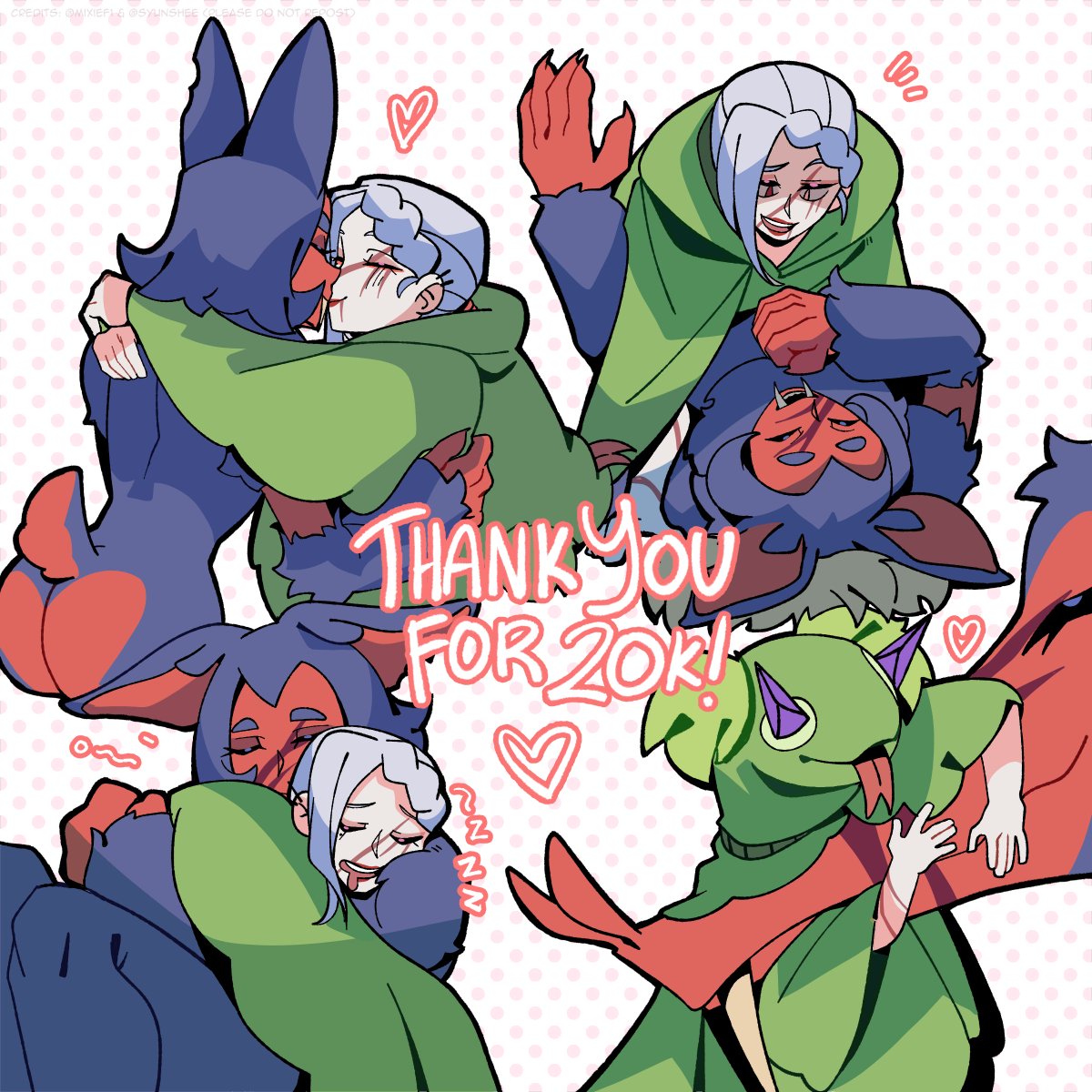 1/2 Thank you for 20k~!!!🦇👧 (this is really a huge milestone guys TvT i didn't expect to hit by this early of the year huhuh here, be happy for now-)