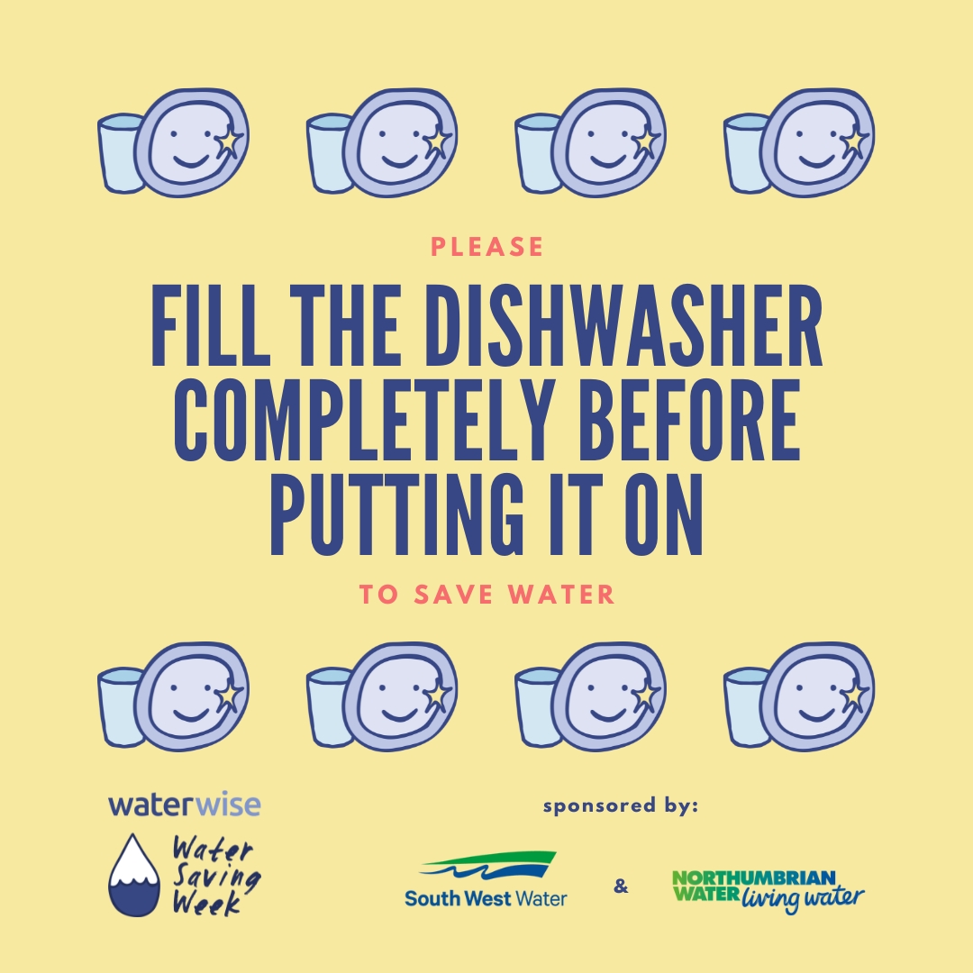 Follow these steps to use you dishwasher efficiently:
🍽️Always fully load your dishwasher
🍽️Use the energy-saving mode
🍽️Skip pre-rinsing dishes and scrape instead

How do you save water in your kitchen? Comment your tips below 👇

#WaterSavingWeek #SaveWater #KitchenHabits