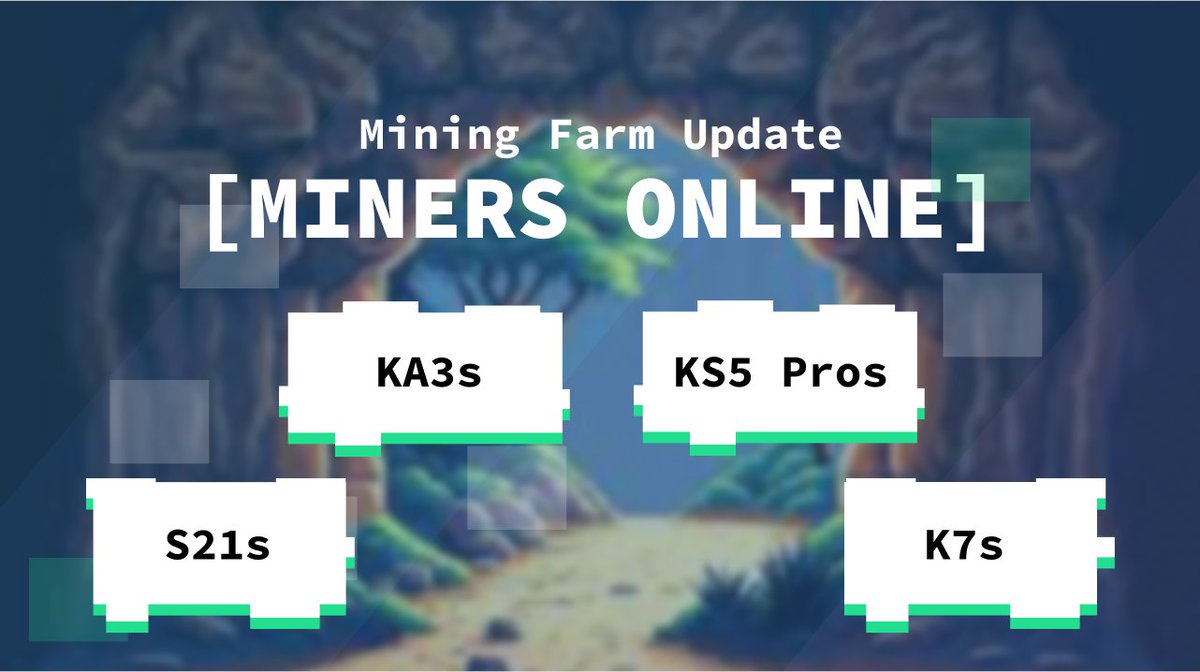 Batch 2 miners are online for GGMC, Tribes, and KT!

S21 Hydros soon 🔥

Welcome to the summer of #mining ⛏️

#UtilityNFT