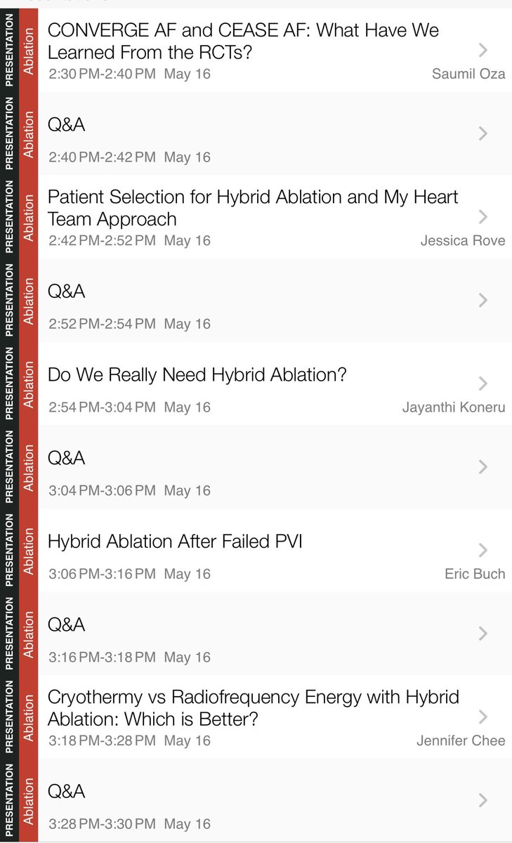#HRS2024 Having spent more than a decade on believing and striving for safe, effective transmural posterior wall and pv isolation, it brings me great pleasure to chair the core session on Hybrid ablation w @DavidBDeLurgio. Join us at 2:30pm today