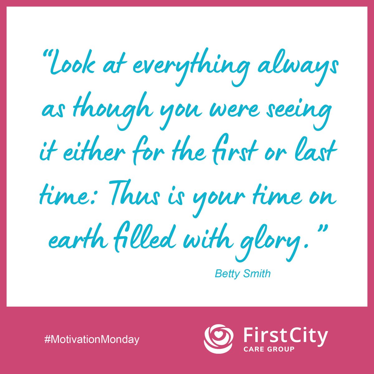 “Look at everything always as though you were seeing it either for the first or last time: Thus is your time on earth filled with glory.” 

#motivationmonday #motivationquotes #inspirationalwords