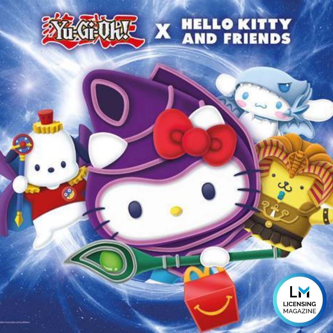 Yu-Gi-Oh! and Sanrio have announced another global first – collaborating worldwide with McDonald’s on a new Happy Meal 🔮

shorturl.at/bduET

#licensingmagazine #yugioh #hellokitty #sanrio #mcdonalds #happymeal
