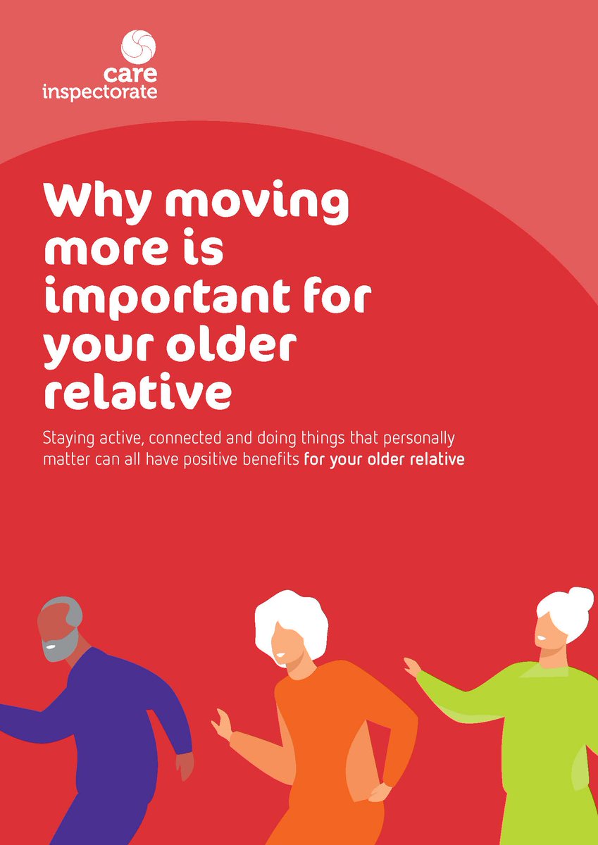 Staying active, connected and doing things that personally matter can all have positive benefits for your older relative. Download our resource for more information hub.careinspectorate.com/media/5767/why…