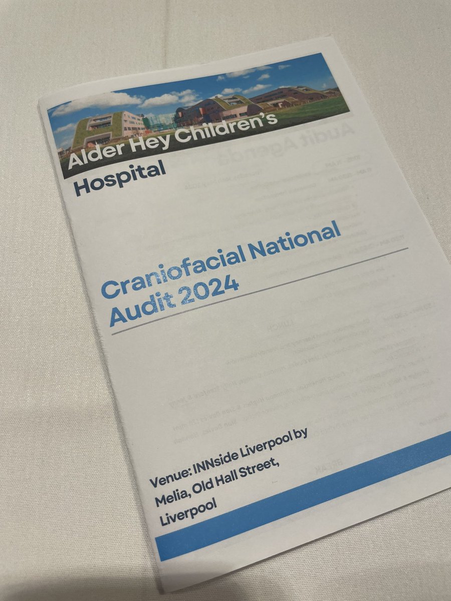 Fantastic start to the Craniofacial Audit hosted by <a href="/CranioAlderHey/">Craniofacial Alder Hey</a>