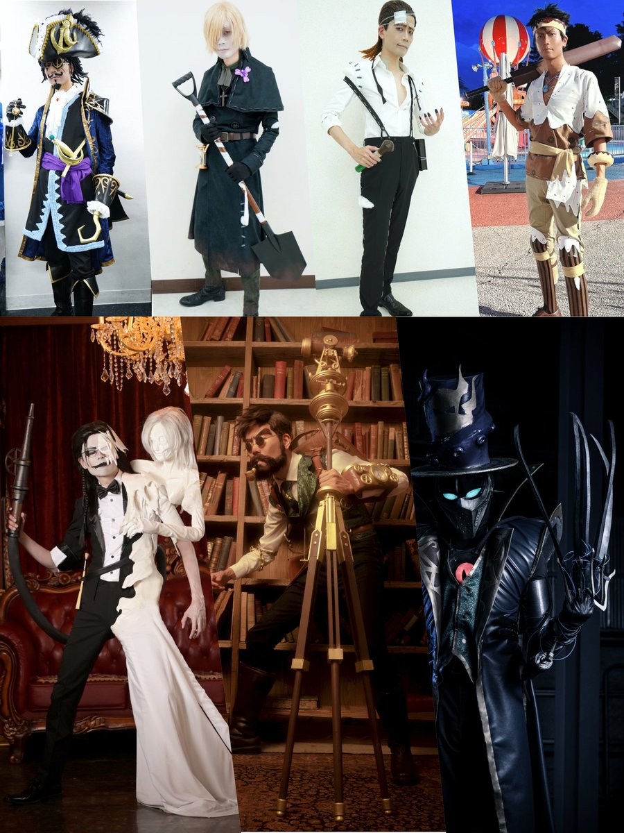hide_OMEGA's tweet image. #君の七変化を見せてくれ
第五人格だと今ちょうど7キャラ
まぁ探偵オルフェウスも含めたら8
#コスプレ #OMEGAcos