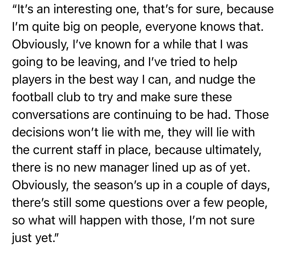 Asked Carla Ward about the process with Aston Villa players’ contract renewals, with one manager leaving and another not yet confirmed. Rachel Corsie confirmed this week as signing a new deal. #avwfc #BarclaysWSL