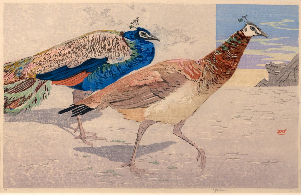 Our Lady's Bird by #WilliamGiles 🪿

🖼️ This week's #OnlineArtExchange theme is Egypt for #CreaturesOfTheNile at @victoriagallery (<a href="/GarstangMuseum/">Garstang Museum</a>). In Egypt, the bird was linked to the sun god, Amon-Ra and associated with the all-seeing eye of Horus.

#BritishCouncilCollection