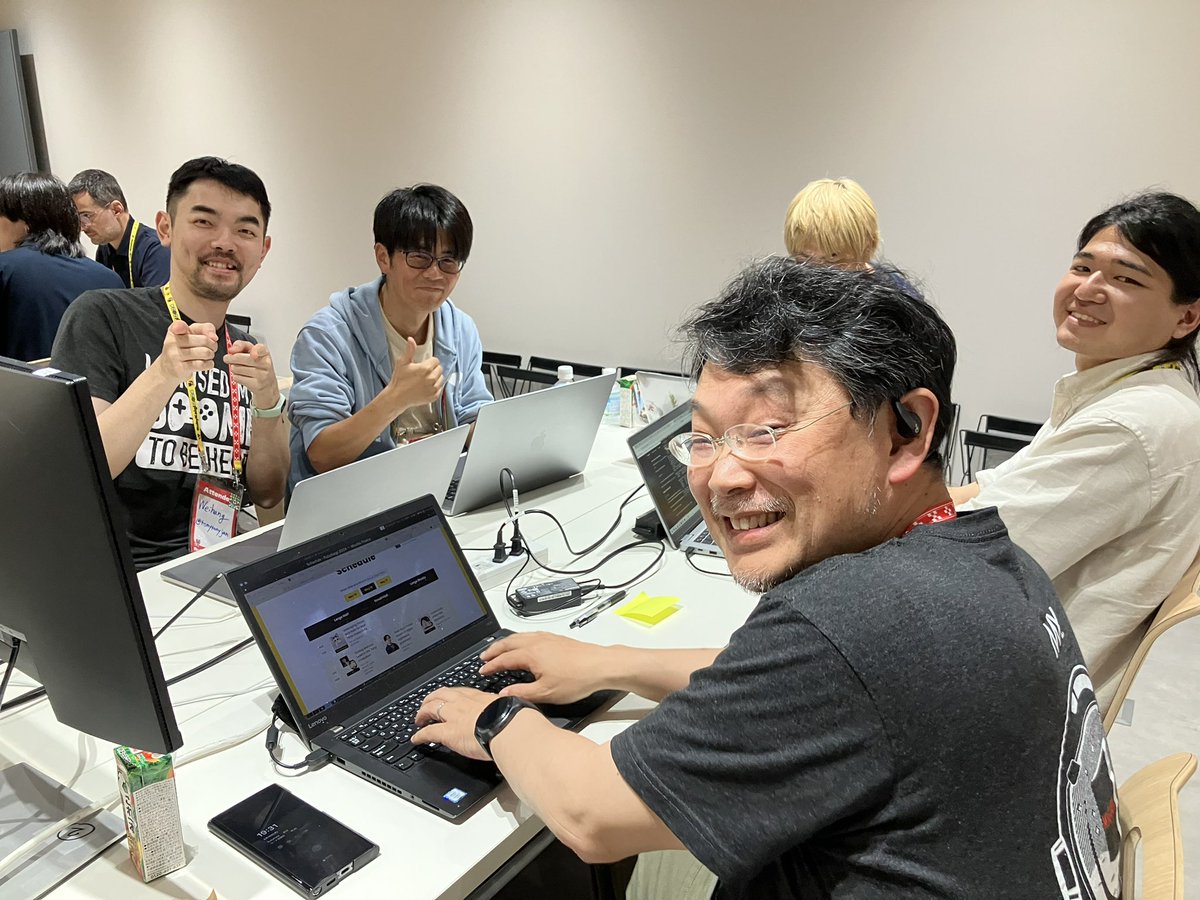 andpad_dev's tweet image. matz さんも参加中！ #rubykaigi #codeparty