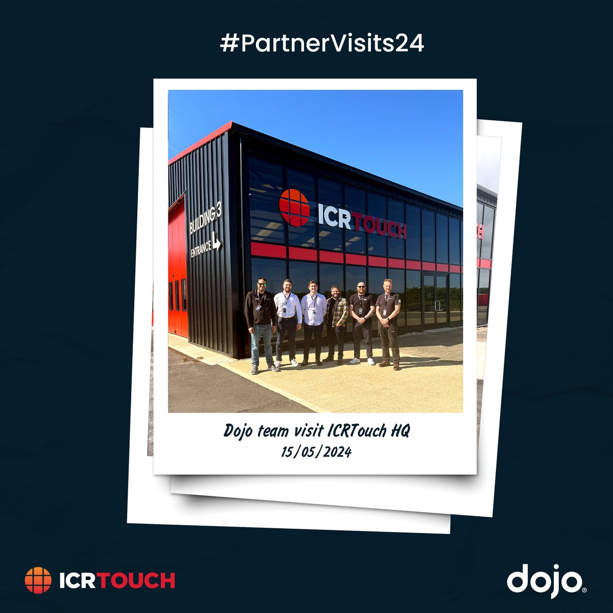 We've had the pleasure of @dojo_business_ visiting us here on the sunny Isle of Wight to discuss some exciting opportunities. 😎

Thank you guys for coming down, we're looking forward to meeting again soon! 🤝

#weareICRTouch #PartnerVisits24