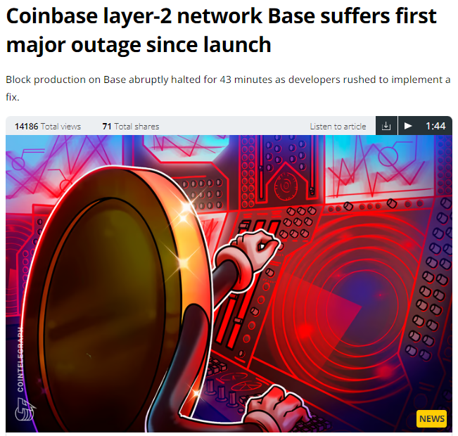 Base is the second-layer to which TAS migrates. They say Base is better than #Cardano. Good luck!

Cardano never needed a restart.