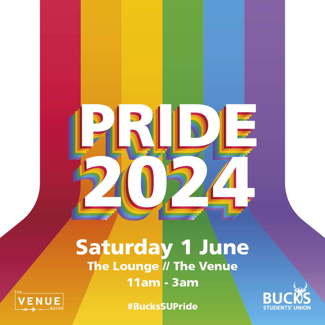 💛Bucks SU Celebrates Pride!!💛 Put 1st JUNE in your diary’s… we're bringing you a whole day of Pride celebrations. #BucksSUPride
