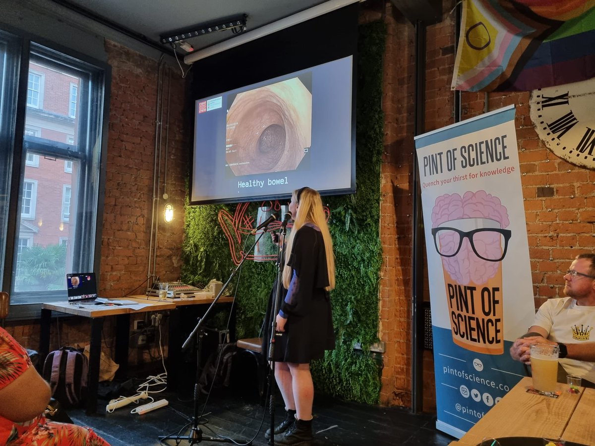 amyhouseman__'s tweet photo. Had an absolutely amazing time this year organising @pintofscience Cardiff with @rachelmsellick! Thank you to all our speakers &amp; attendees, science is really cool! https://t.co/UiadaQ7SiR