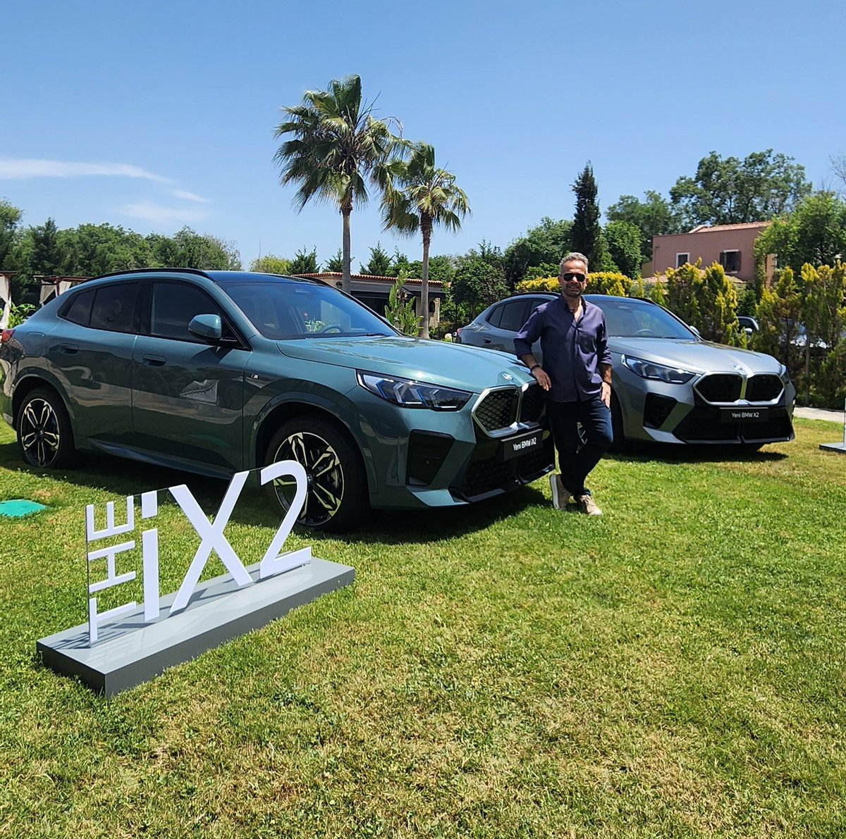 BMW iX2 ve Countryman elektrikli modellerinin, Türkiye’deki ilk gösterimi için Marmaris'teyim. #iX2 #Countryman