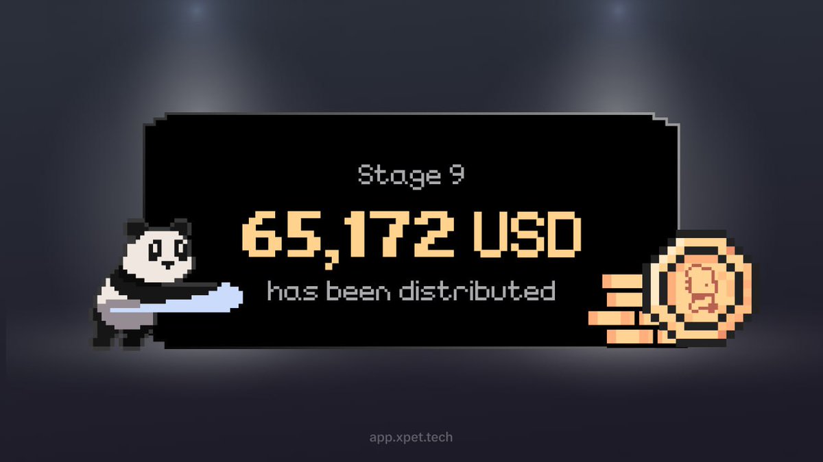 Stage 9 has officially ENDED 🎁 Total reward: $65,172 USD up for grabs Thank you for your participation and stay tuned for the next stage. Get ready to level up and claim even greater rewards!