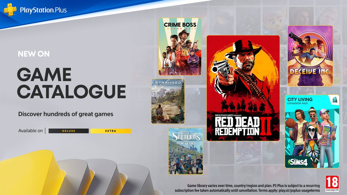*May we introduce you to your PlayStation Plus Catalogue additions for the month? 😉🎮 Here are all the details on what you'll be playing from 21 May: bit.ly/3UZkRGm