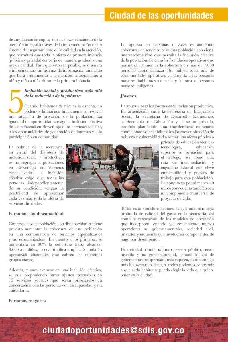 Las 5 apuestas de transformación de Integración Social “Hoy día la ciudad necesita, además de reactivación económica, una nueva política social que se ponga por meta la igualdad de oportunidades”. Invito a leer mi columna en el blog de @integracionbta integracionsocial.gov.co/index.php/blog…