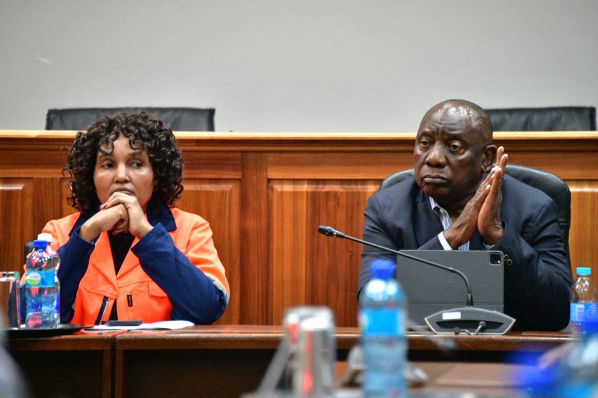 President @CyrilRamaphosa is currently receiving a full briefing on the #George disaster including search and recovery operations, extrication of trapped victims, resource mobilisation and investigations underway to establish facts around what led to the disaster. The President