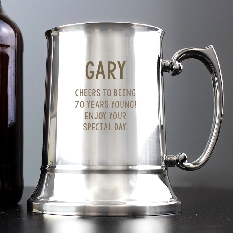 More than just a birthday gift idea, this steel tankard would make a great keepsake for a special milestone age lilybluestore.com/products/perso…

#giftideas #birthday #shopindie #mhhsbd