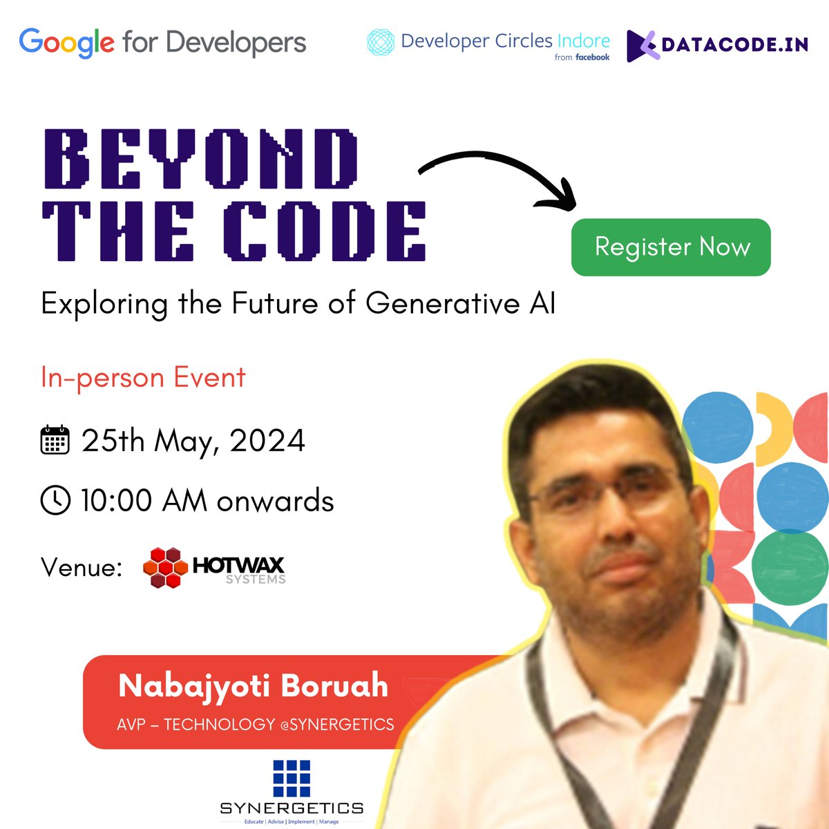 Datacode_in's tweet image. Join us to grasp the forefront of technology.
Nabajyoti's session promises enlightening insights into the cutting-edge advancements shaping the future of generative AI.
Secure your spot today at lnkd.in/dMEM5_YB and embark on a journey "Beyond the Code" with us.