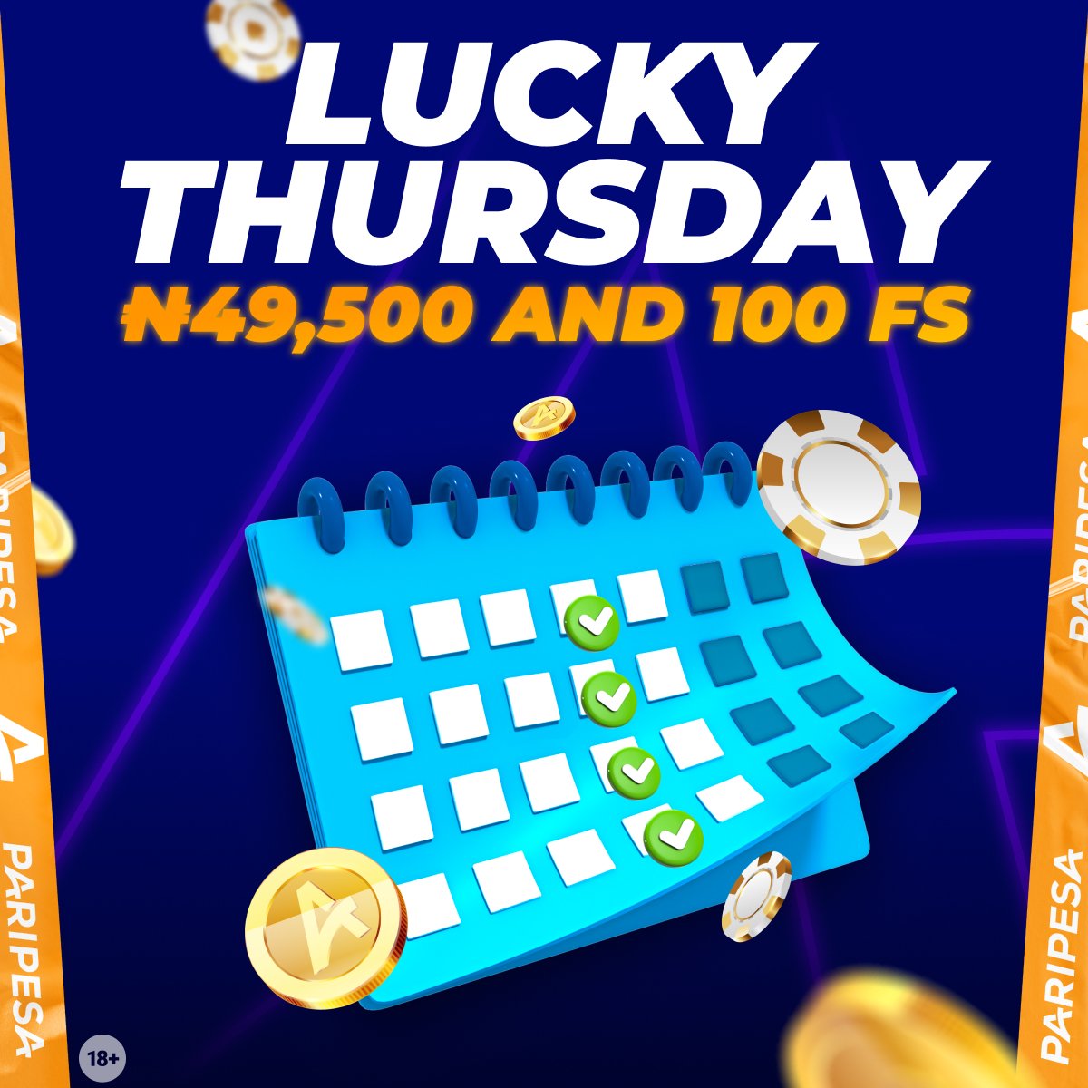 🍀 Today is Lucky Thursday And in general, every Thursday is lucky with PariPesa! 👉 All details on the website! m.paripesa.bet/e8l #luckythuesday
