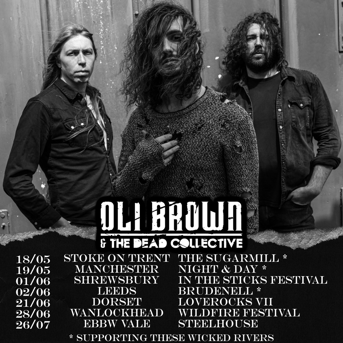 LEEDS! We’re coming back June 02nd supporting “These Wicked Rivers” 

Checkout the rest of the dates we have with joining them below as well as upcoming festival appearances

andthedeadcollective.com/tour