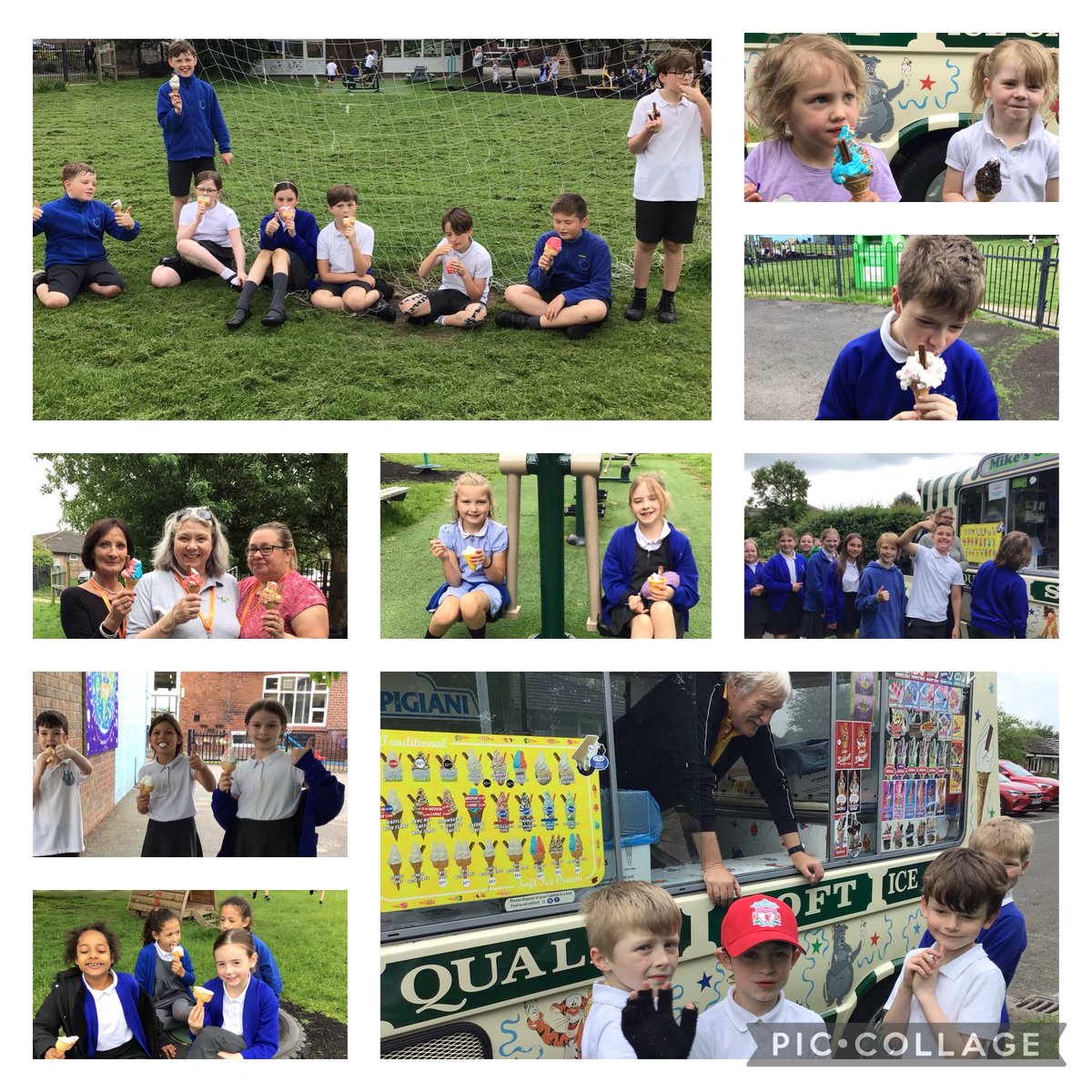 What a lovely end of SATs treat! The ice-cream van came and the whole school enjoyed an ice-cream together courtesy of Granny Mallows...even the staff!
#schoolfamily #wellbeing @chesterdbe1