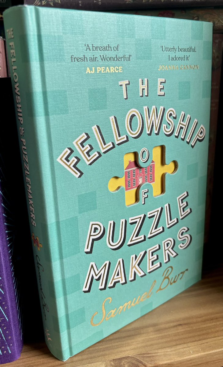 A magical moment as #TheFellowshipOfPuzzleMakers by @samuelburr arrives in the house. Thanks to @BooksCoveredHB for buying from @WaterstonesWell - what a treat! #booklover #bookblogger #BookTwitter #booktwt #booktok #bookstagram #bookboost #booksworthreading