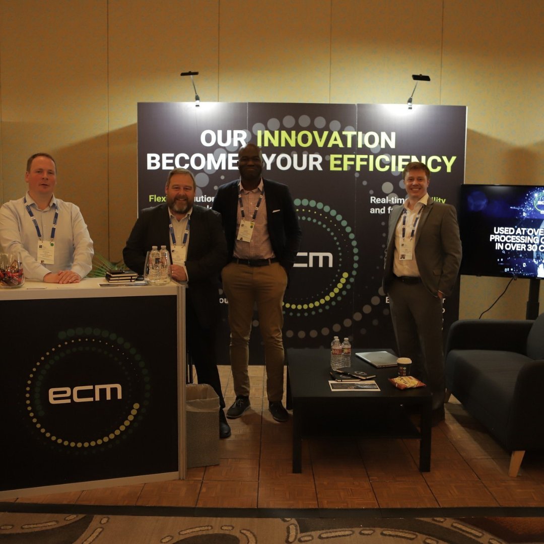 ECM_Software's tweet image. Jamie and the team have had a busy few days at The Banknote Conference in Texas!

They&apos;ve discussed the transformative potential of ECM&apos;s offerings and the pivotal role we play in optimising the cash supply chain for greater efficiency and transparency.

#BankNoteConference