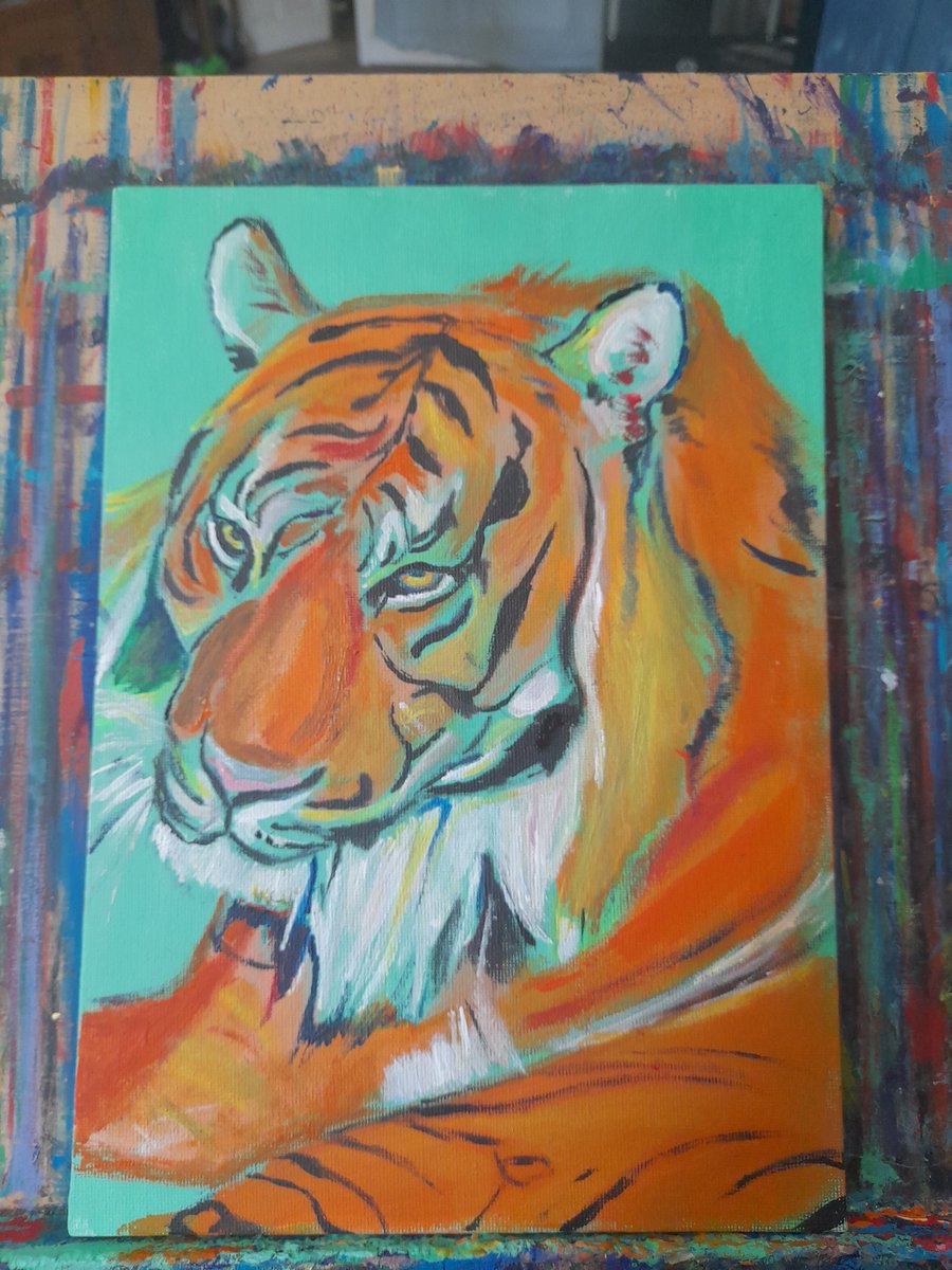 Progress on the expressionist tiger