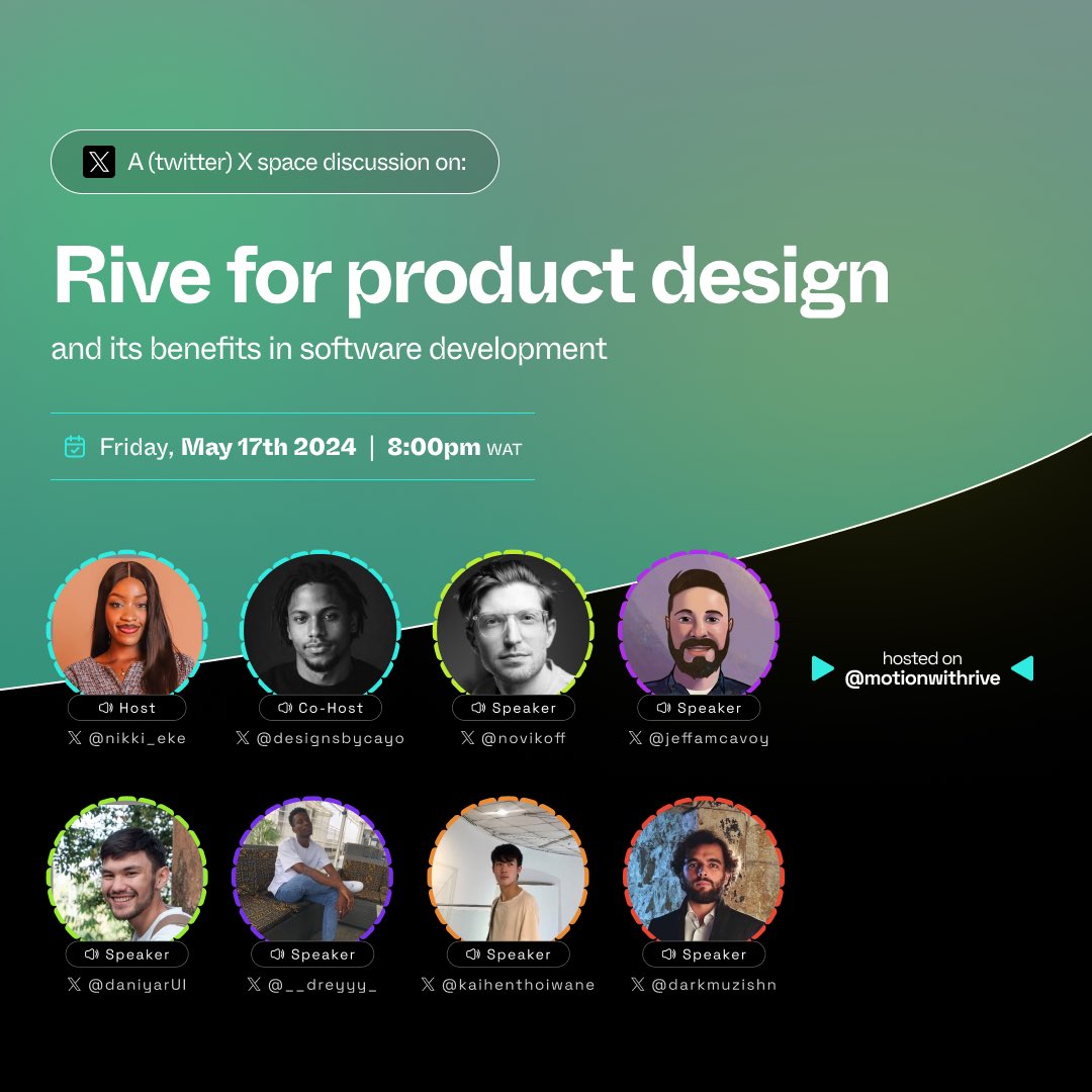 brandvst's tweet photo. If you are a Graphics, motion designer,  or Web developer  whether you ever done motions graphics for Web , Json file, Lottie files, DotLotties,  or usual motion graphics, join us at @motionwithrive for Rive for Product Design this Friday.. https://t.co/heTWHzGPLc