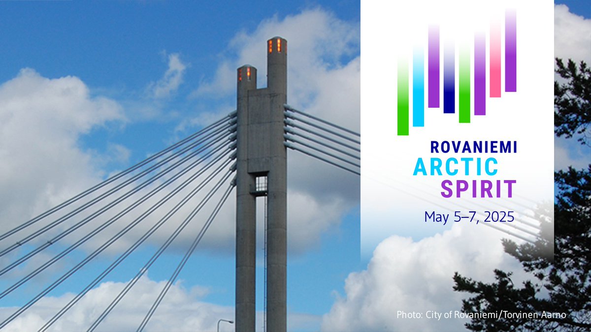 SAVE the DATE!

In 2025 the Rovaniemi Arctic Spirit can be experienced in spring time.

Conference will be organized in May, 5–7.

Information about the program and registration will follow after summer.

#ArcticSpirit #Rovaniemi

rovaniemiarcticspirit.fi