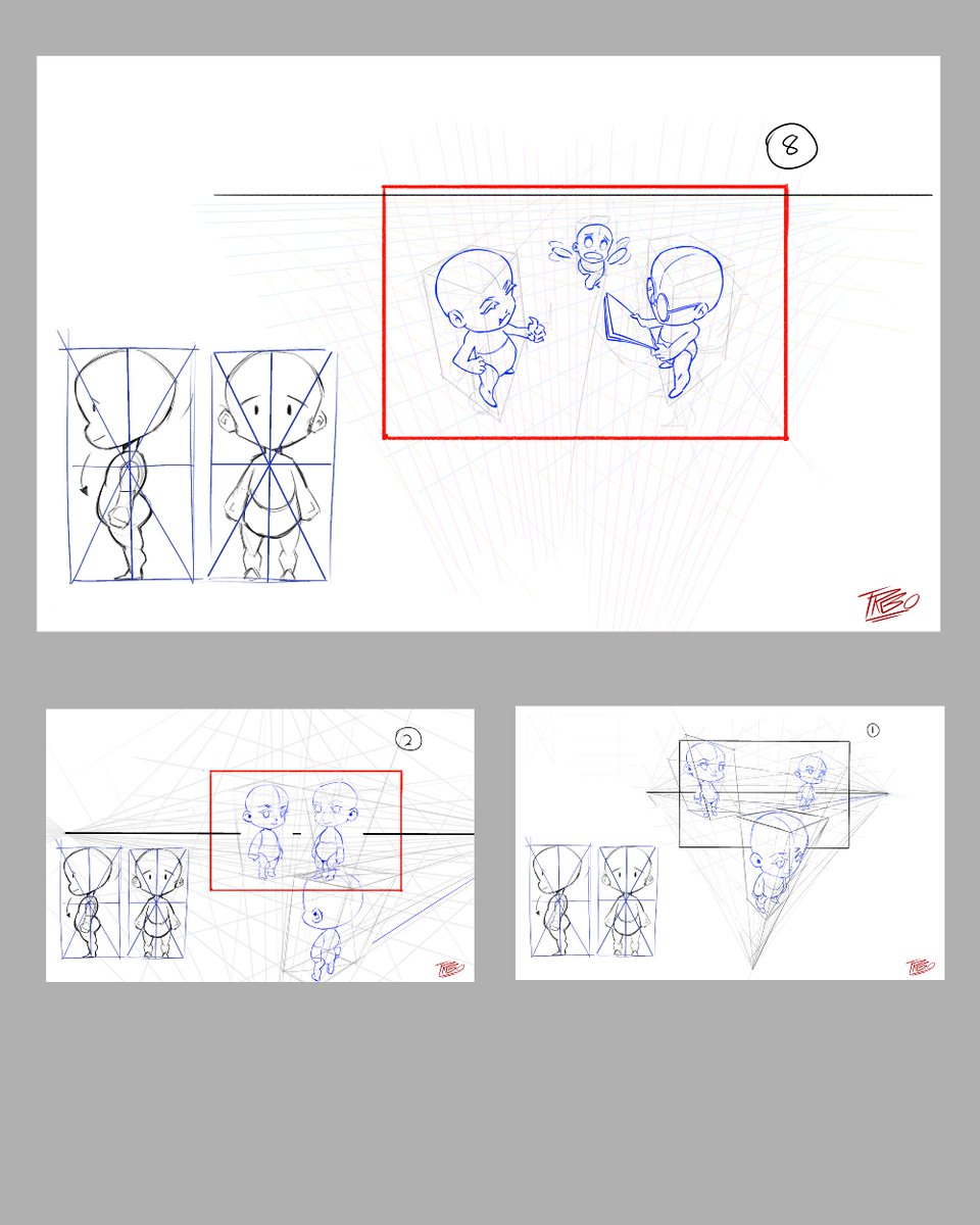 Assignment Perspective Scene Building with Chibi (11/100)

#chibiart #storyboard #composition #digitalart #digitaldrawing #conceptart #comicpage #comicpanel #mangaartwork