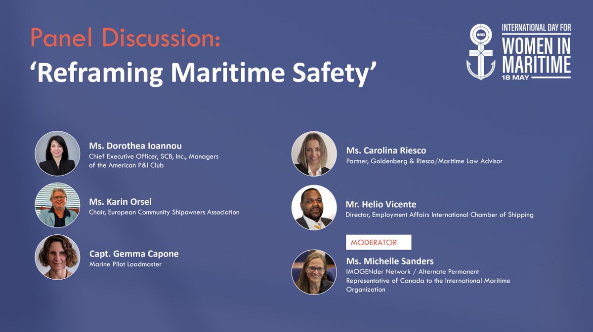 ICS Director(Employment Affairs) Helio Vicente will be part of the panel 'Reframing maritime safety' taking place at the @IMOHQ Symposium 'Safe Horizons' on 17 May 2024 in London, England. For more information imo.org/en/About/Event… #IMO #ID4WIM