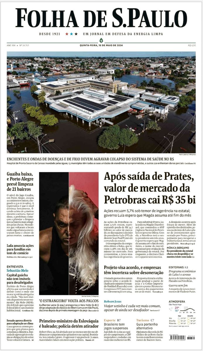 Na Petrobras, os jornais destacam a perda do “valor de mercado” da empresa.
Mas como ela não está à venda o “valor de mercado” é mais ou menos como buzina de avião. 
É só mais um elemento de retórica do mercado e que é anunciada pelos bonecos de ventríloquo na mídia para afirmar