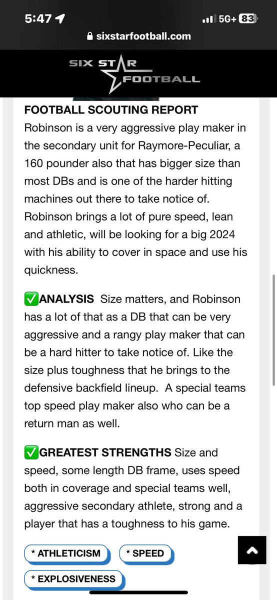 Thank you @6starfootballMO for the ranking and write up🔥‼️@EMP1RE7v7