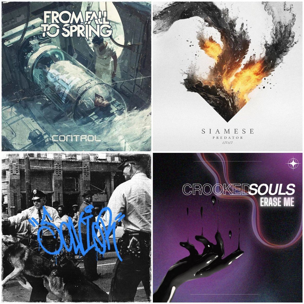 Core Weekly (@core_weekly) on Twitter photo Today's New Releases
<a href="/ffts_ger/">From Fall to Spring</a> - Control
#Siamese - Predator
<a href="/foxlakeco/">Fox Lake</a> - Savior
#CrookedSouls - Erase Me (feat. <a href="/JonnyVox11/">JonnyVox</a> of <a href="/OutlineInColor/">Outline In Color</a>) Today's New Releases
<a href="/ffts_ger/">From Fall to Spring</a> - Control
#Siamese - Predator
<a href="/foxlakeco/">Fox Lake</a> - Savior
#CrookedSouls - Erase Me (feat. <a href="/JonnyVox11/">JonnyVox</a> of <a href="/OutlineInColor/">Outline In Color</a>)