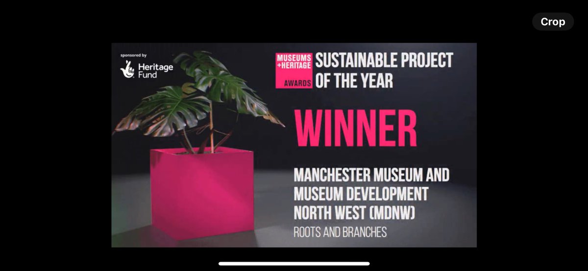 So very very chuffed we won @MandHShow awards for these two projects, driven by phenomenal people, collective endeavour and bang on mission @McrMuseum to build a more sustainable world and understanding between cultures. 🙏 to EVERYONE who supports museums to make a difference